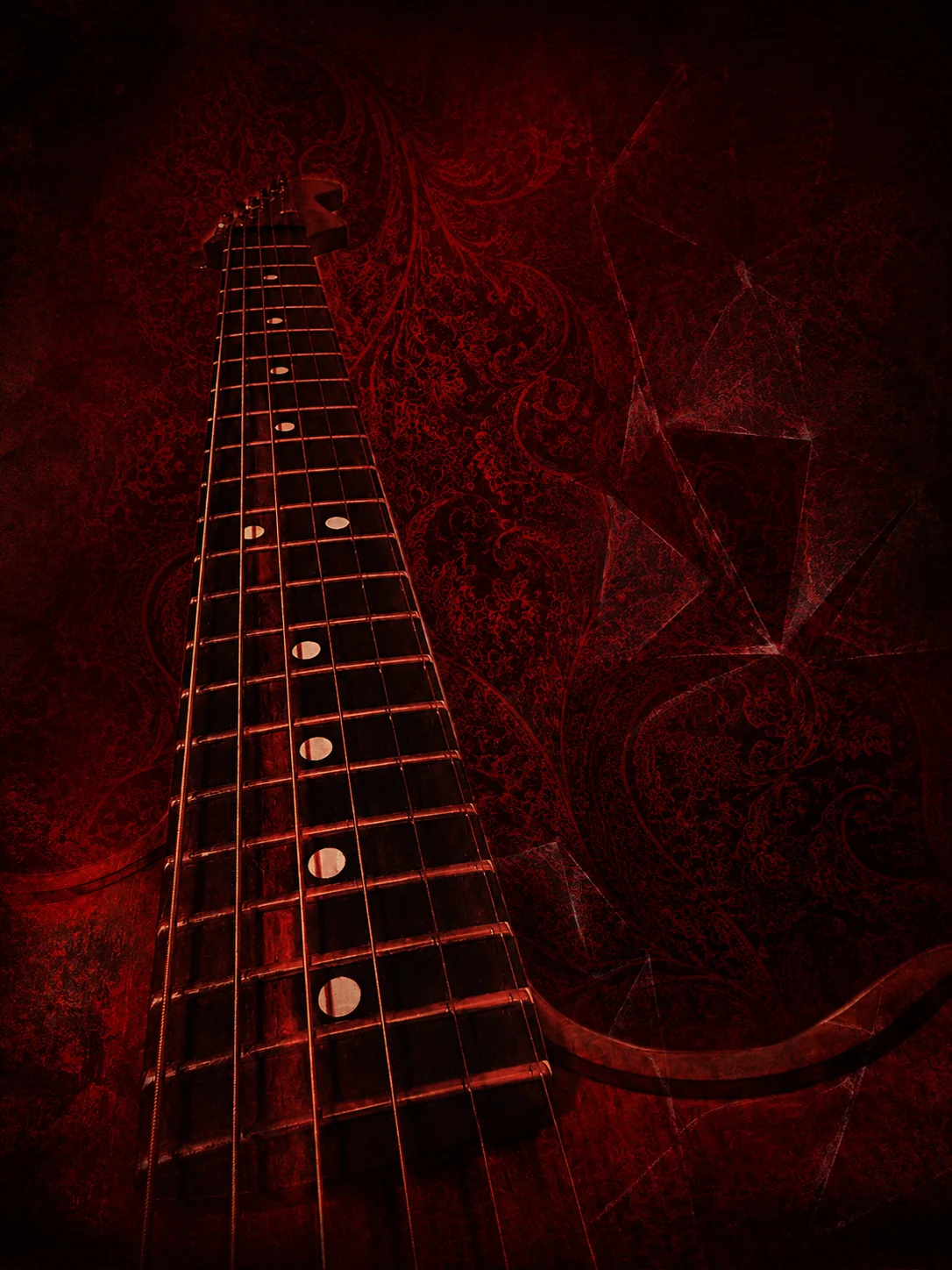 GXG guitar artwork for Five New Songs