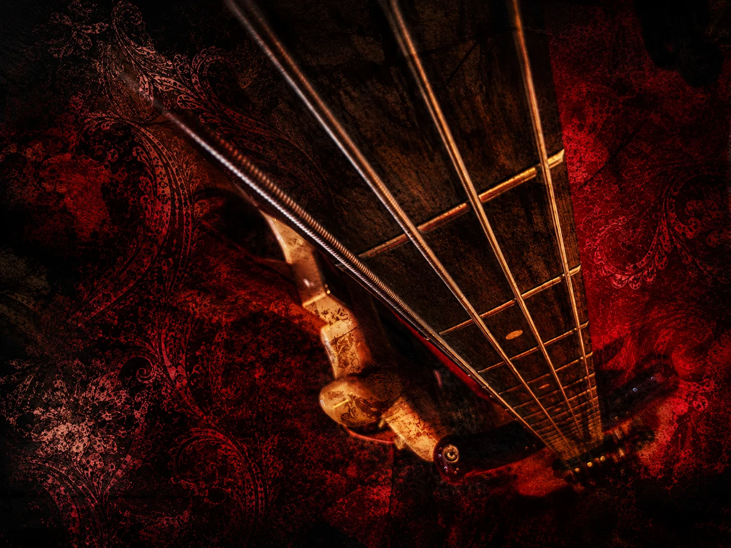 GXG guitar paisley artwork for Say It Like a Compliment